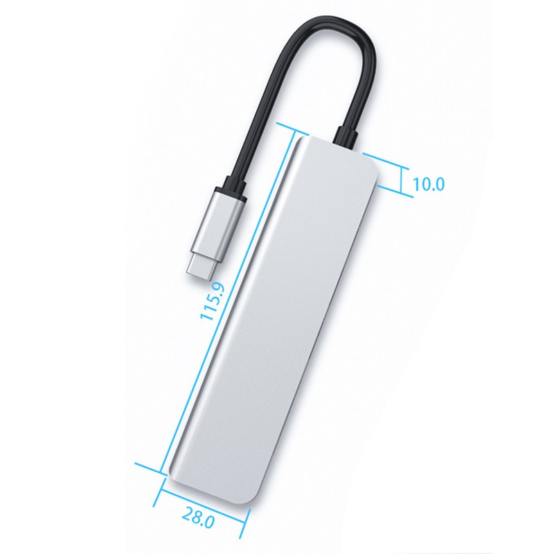 Bộ Chuyển Đổi Usb 3.1 Type-C Sang Hdmi Hub Cho Macbook Pro / Huawei / Matebook