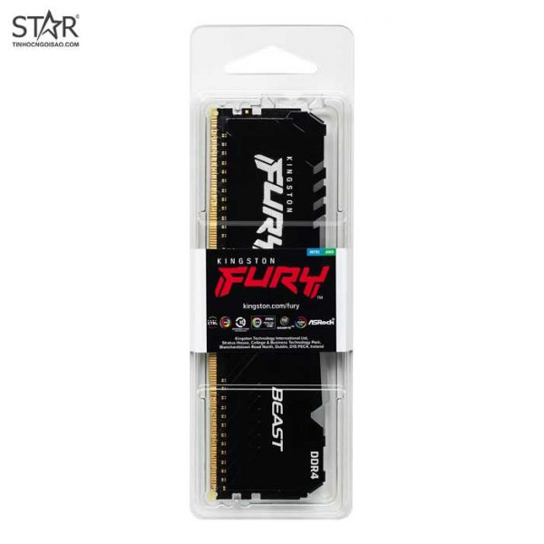 Ram DDR4 Kingston 16G/3200 HyperX Fury Beast RGB (1x 16GB) (KF432C16BB1A/16)