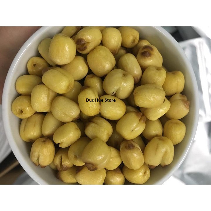 Hạt sen sấy giòn thơm ngon béo loại 1 bịch 200g - Đức Huê Store