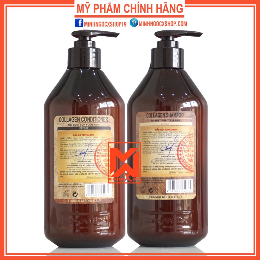 Dầu gội xả phục hồi HANEDA COLLAGEN 500ml chính hãng