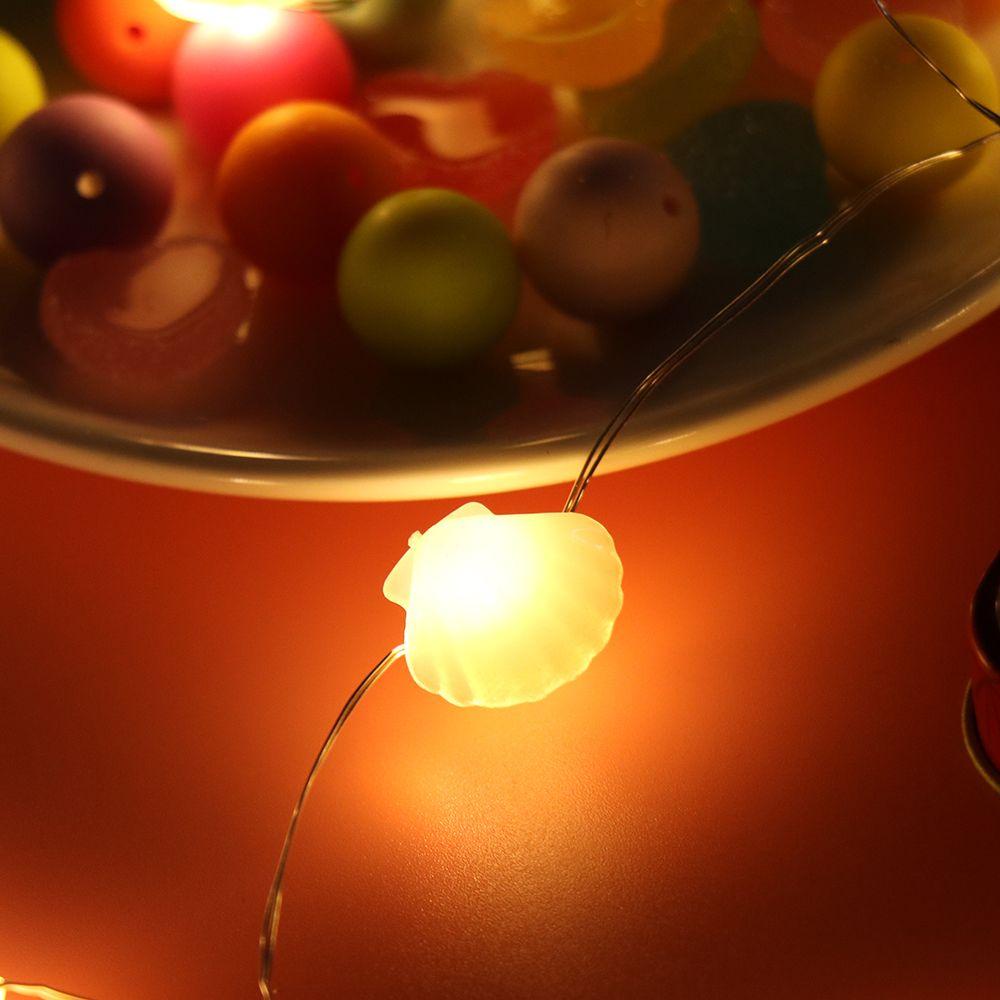 PISTA Rèm Cửa 2M 20 Đèn LED Hình Ông Già Noel Dễ Thương