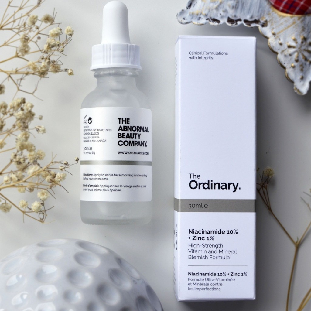 The Ordinary Niacinamide 10% + Zinc 1% 30ml, Tinh chất giảm mụn thâm, sáng da, thu nhỏ lỗ chân lông - 2016 Skincare