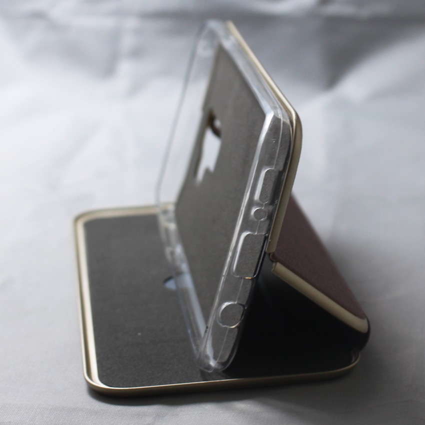 Bao da Galaxy S9 Plus hiệu Baolilai vân da (Nâu)