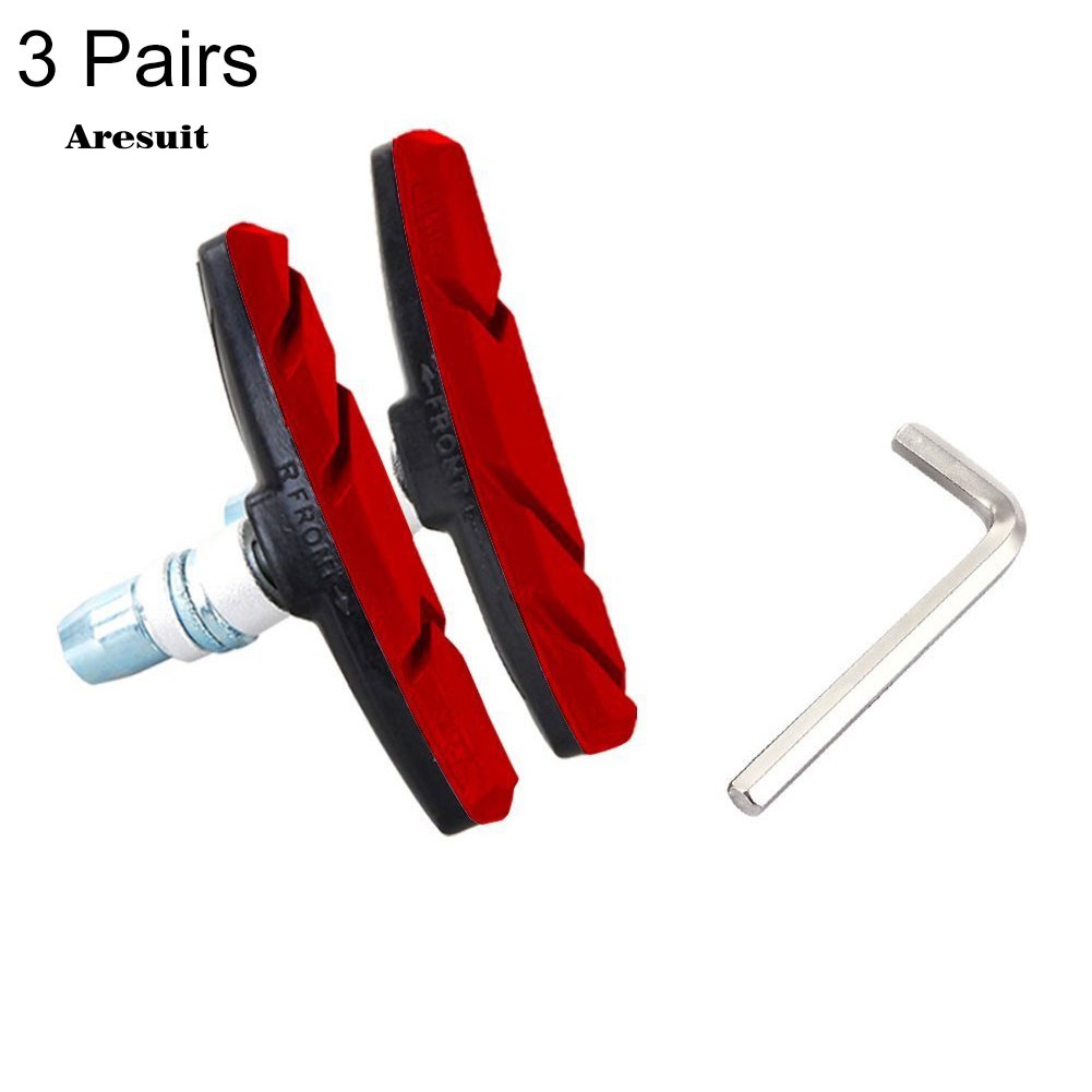 Set 3 Cặp Đệm Phanh Chữ V Chống Trượt Không Gây Tiếng Ồn Dành Cho Xe Đạp Leo Núi