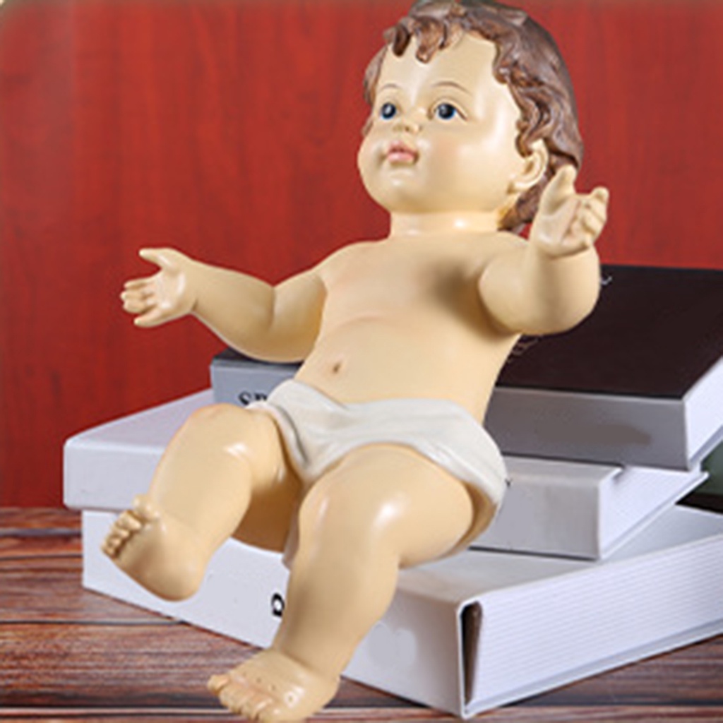 Tượng chúa jesus bằng nhựa resin dùng trang trí giáng sinh