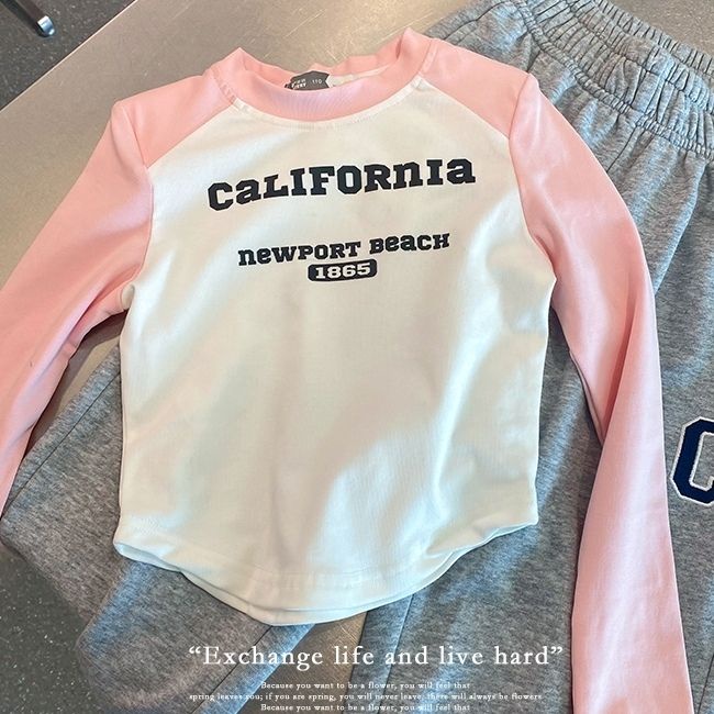 Hàng Mới Về Mới Áo Thun Cotton Tay Dài Thoải Mái Dễ Phối Đồ Thời Trang Mùa Thu Phong Cách Phương Tây Cho Nữ