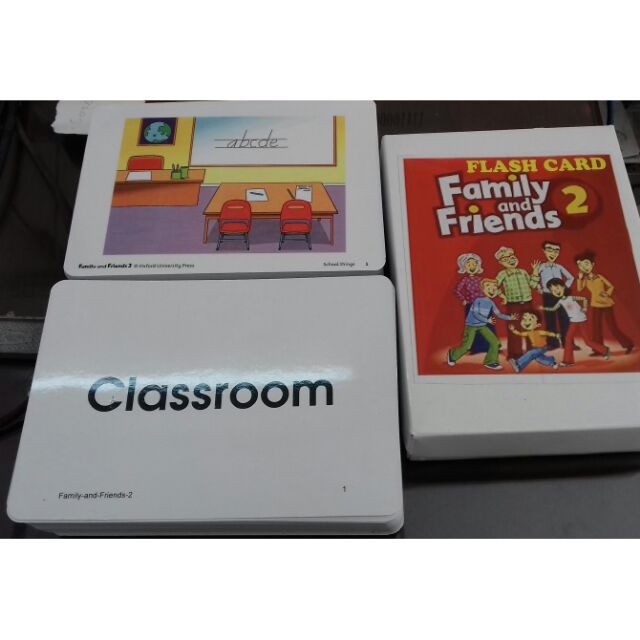 Flashcard Family and Friend 2 (A5 in 2 mặt)