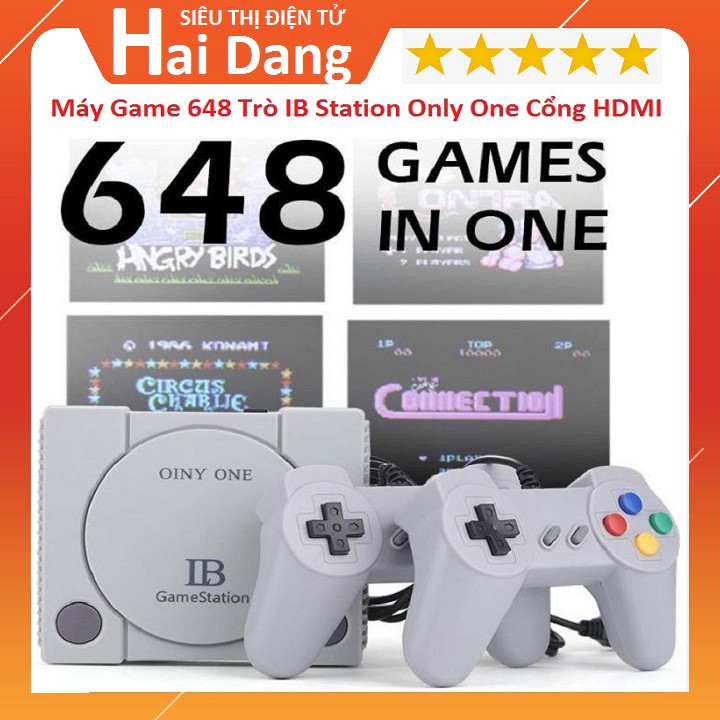 Máy Chơi Game, 648 Trò IB Station Only One Cổng HDMI Chơi Trên Tivi - Phiên Bản Cao Cấp Nhất Thế Hệ 2020