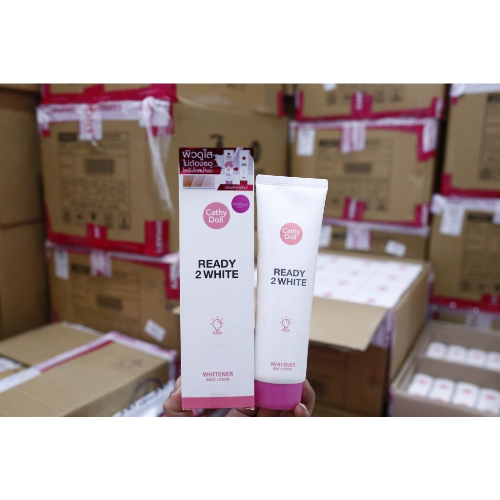 Kem Dưỡng Trắng Da Cathy Doll Ready 2 White 150ml mờ các vết đốm nâu, tàn nhang trên da, mang lại vẻ đẹp tươi tắn