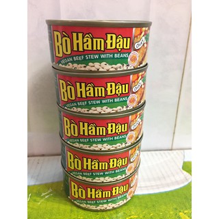 Bò Hầm Đậu Chay Âu Lạc - 160g x 1 Lon
