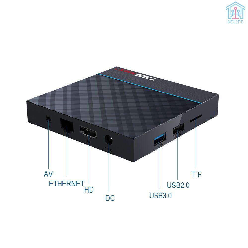 【E&amp;V】T95 MAX Plus Smart TV Box Android 9.0 S905X3 64 Bit 2.4G+5G Dual-band WiFi UHD 8K VP9 H.265 4GB/64GB