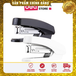 Dập ghim #10 deli, 15 trang, trắng, đen - 1 cái e0238