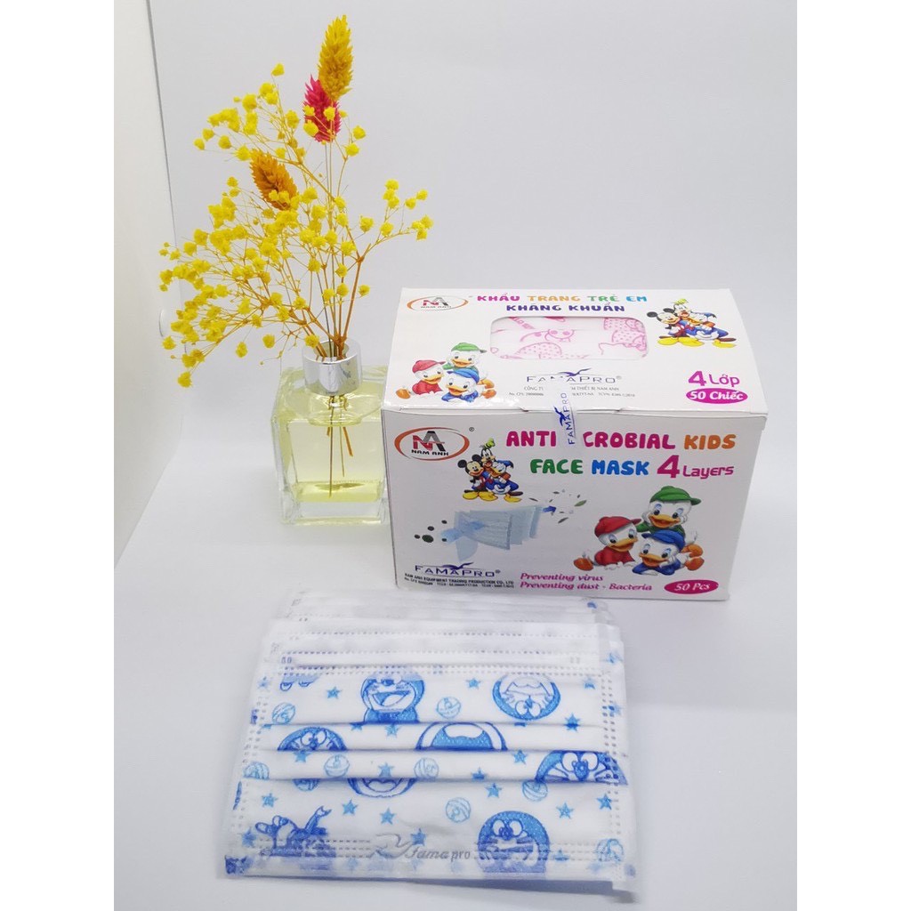 Khẩu trang Y Tế Trẻ em FAMAPRO Hộp 50 cái | BigBuy360 - bigbuy360.vn