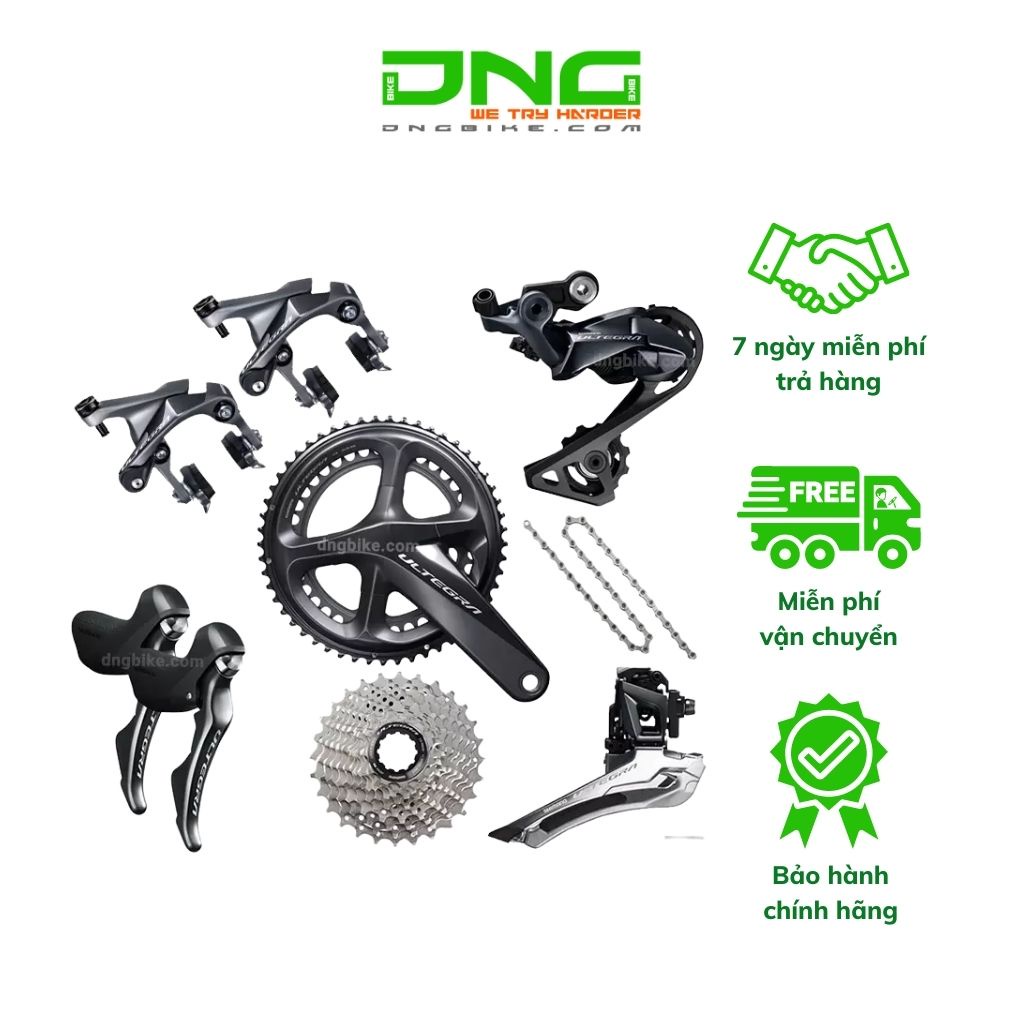 Bộ group SHIMANO ULTEGRA R8000 không BB - 50-34T 170mm - 11-28T