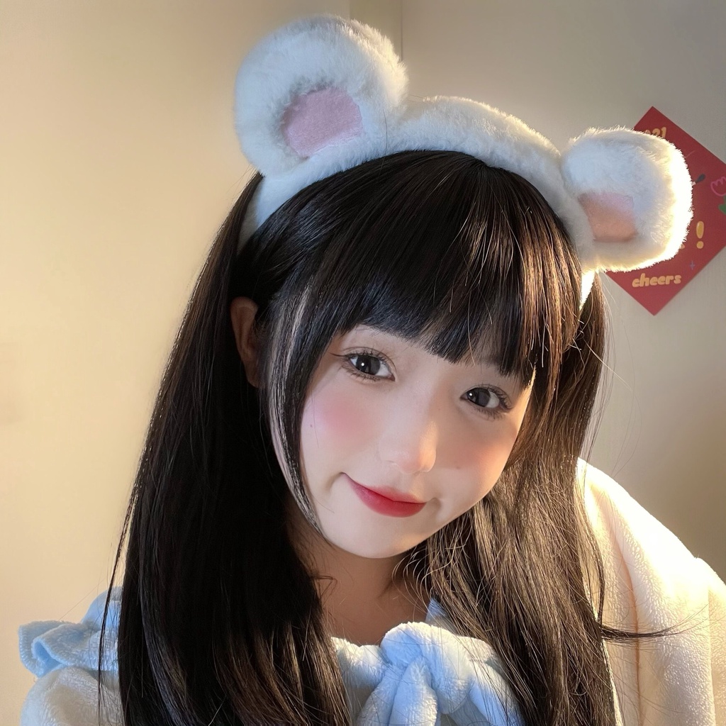 Băng đô cài tóc rửa mặt Vải Bông Hình Chuột Mickey Dễ Thương Cho Nữ Vào Mùa Thu 2021