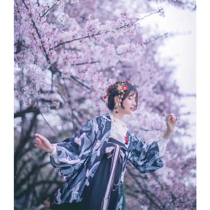 Kẹp tóc Kanzashi Lolita - Cosplay