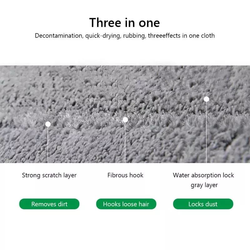 [1 Cái] Bông Lau Thay Thế Cho Cây Lau Nhà Thông Minh Chữ X Tự Vắt Xoay 360°