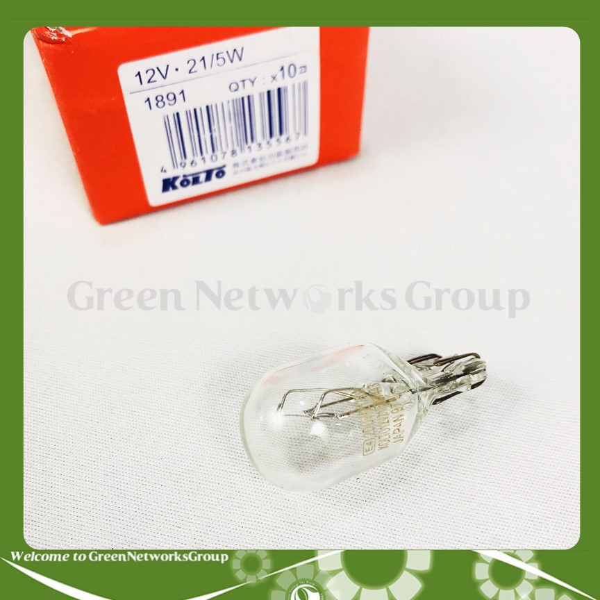 Đèn lùi ô tô chân T20 KOITO 12V 21/5W (2 Dây tóc) Greennetworks