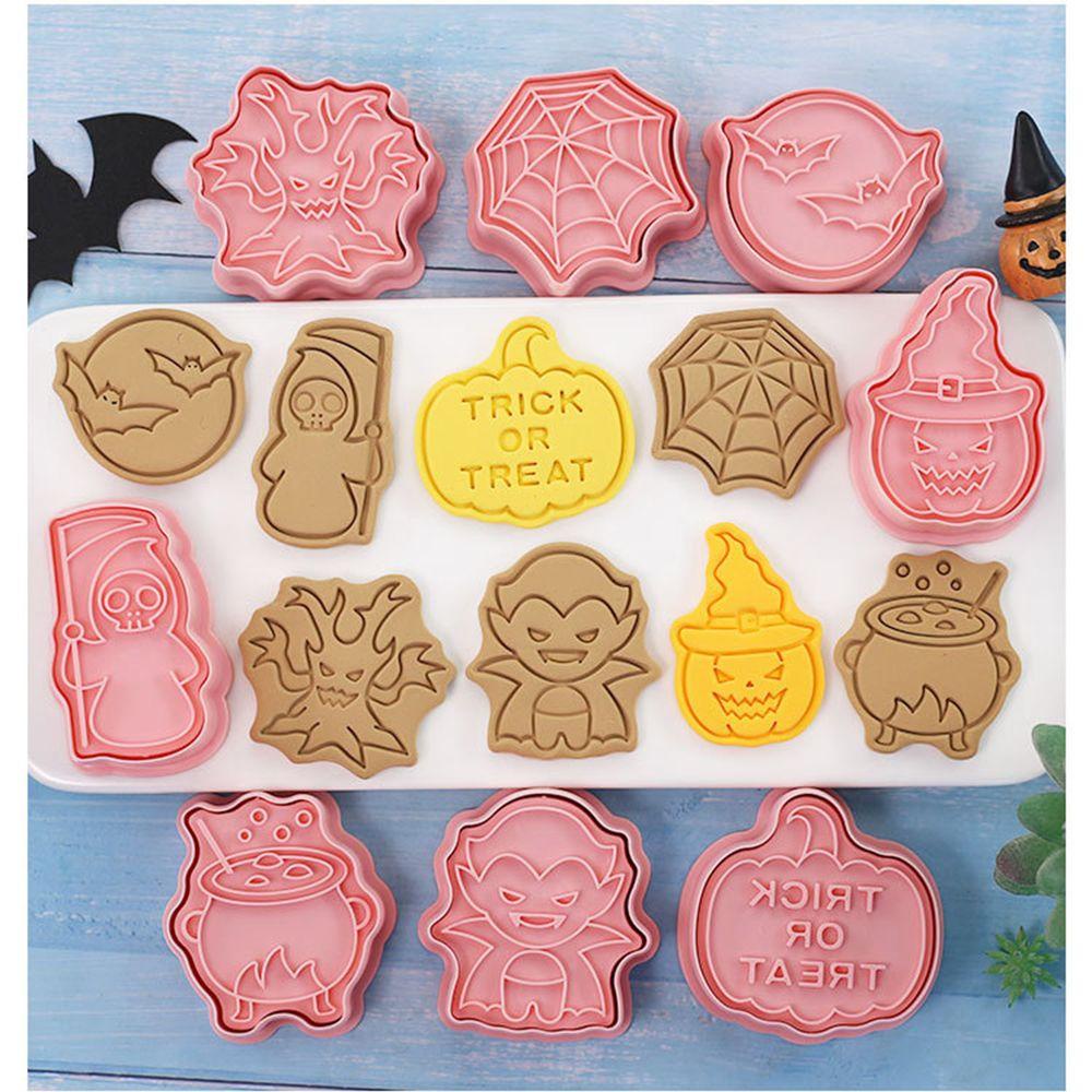 ZAIJIE24 Khuôn Cắt Bánh Quy Trang Trí Halloween