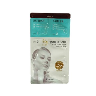 Mặt Nạ Dưỡng Da Tinh Chất Tế Bào Gốc Thực Vật IQueen 3in1 Aloe Mask Pack (1 miếng)