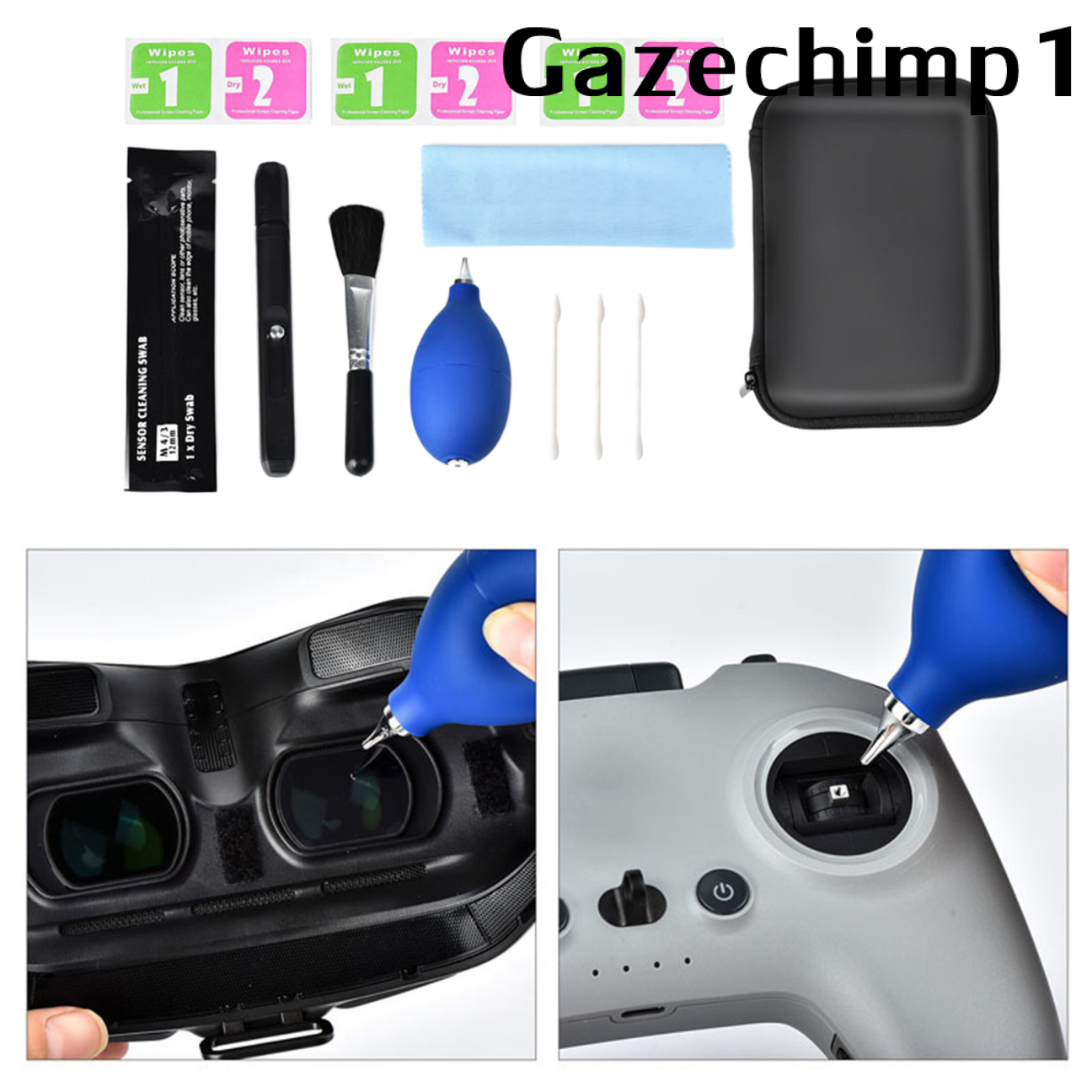 DJI Bộ Dụng Cụ Vệ Sinh Kính Máy Bay Điều Khiển Từ Xa Gazechimp1 Kèm Túi Đựng