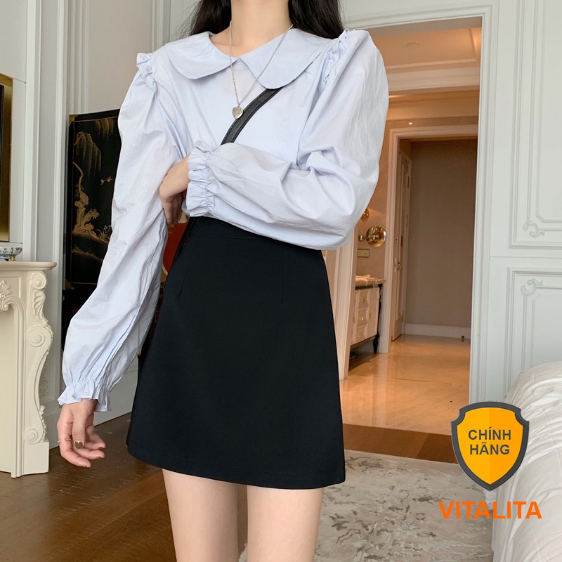 Chân váy chữ A ngắn có quần lót trong - Dáng váy ngắn cực ĐẸP - MIX đồ công sở - đi học - đi chơi MAX xinh | BigBuy360 - bigbuy360.vn