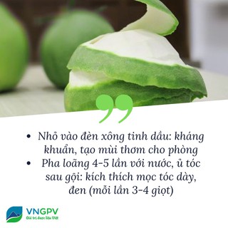Tinh dầu vỏ bưởi kích thích mọc tóc GPV