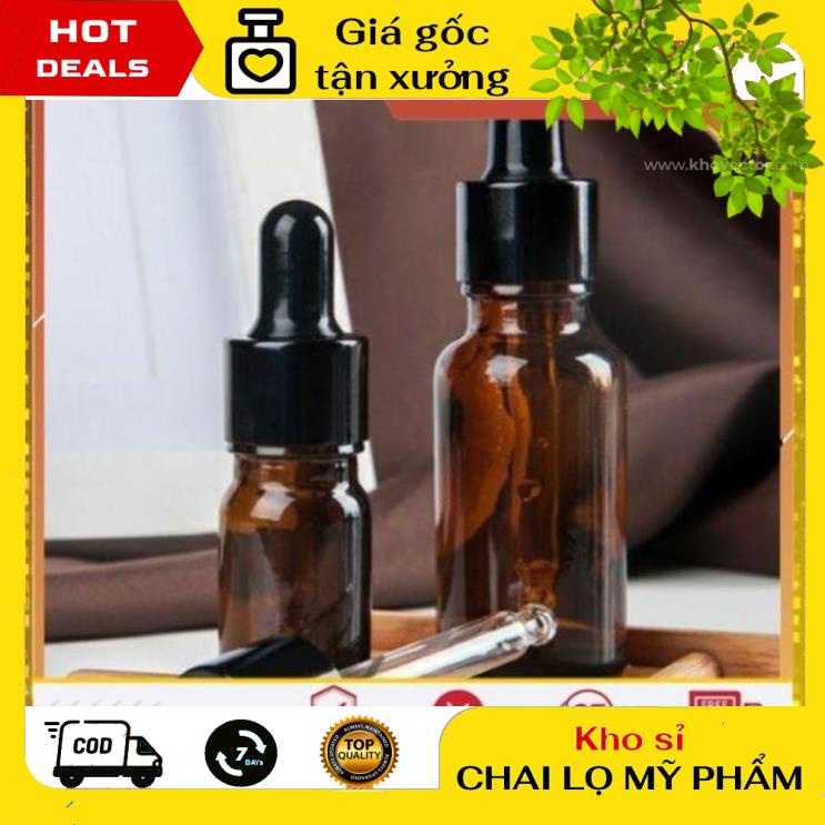 Lọ Chiết Serum ❤ GIÁ TẬN GỐC ❤ [5ml/10ml] Chai lọ đựng tinh dầu bóp giọt Khoen Đen chiết serm, mỹ phẩm, phụ kiện du lịch