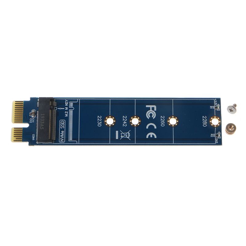 Bộ Chuyển Đổi PCIE Sang M2 NVMe PCIE X1 Raiser PCI-E Hỗ Trợ Kết Nối Chìa Khóa Hỗ Trợ 2230 2242 2