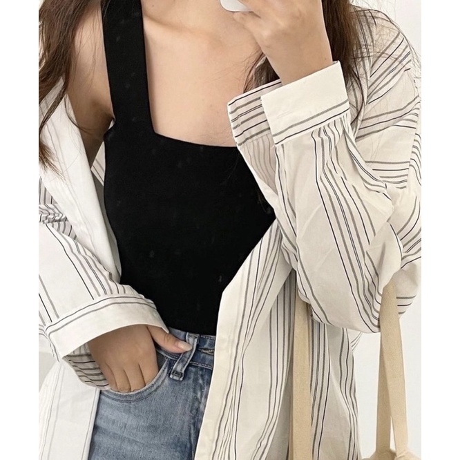 Áo croptop 2s bản to mút mỏng freesize Pumi