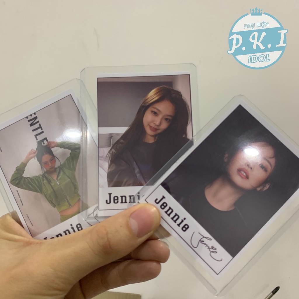 Bộ Lomo Card Jennie Có Kèm Toploader Bảo Vệ - Món Quà Tặng Vô Cùng Ý Nghĩa