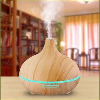 [ MÀU NGẪU NHIÊN ].Máy xông tinh dầu bí ngô, máy khuyếch tán tinh dầu 550ml TẶNG KÈM REMOTE
