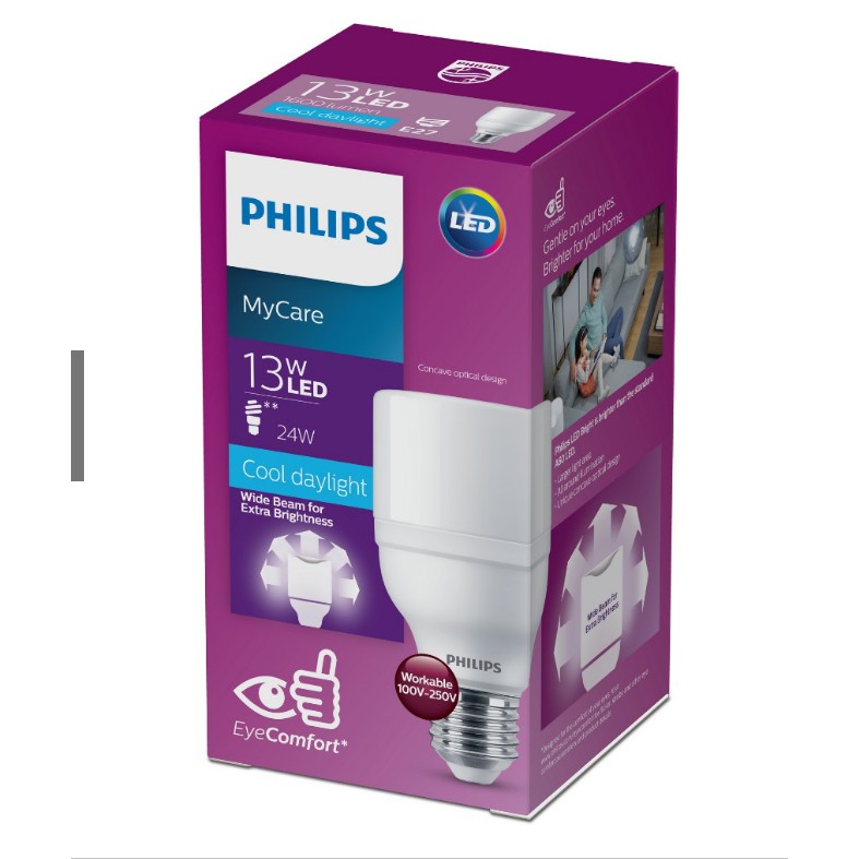 Bóng đèn Philips LEDBright 13W E27 6500K/ 3000K 230V
