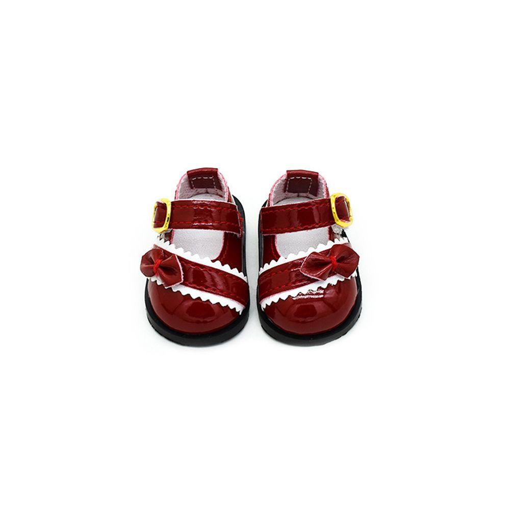 Giày Múa Bằng Da Thủ Công Dành Cho Búp Bê