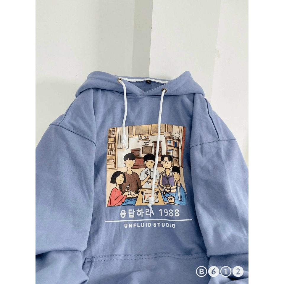 Áo hoodies sweater form to y hình pc hàn quốc tôn dáng cho các bạn trẻ MIDU FASHION