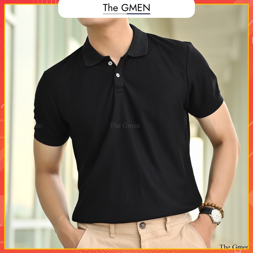 Áo Polo nam The GMEN Mesh Polo Shirt 100% cotton dày dặn, chuẩn form, giá tốt