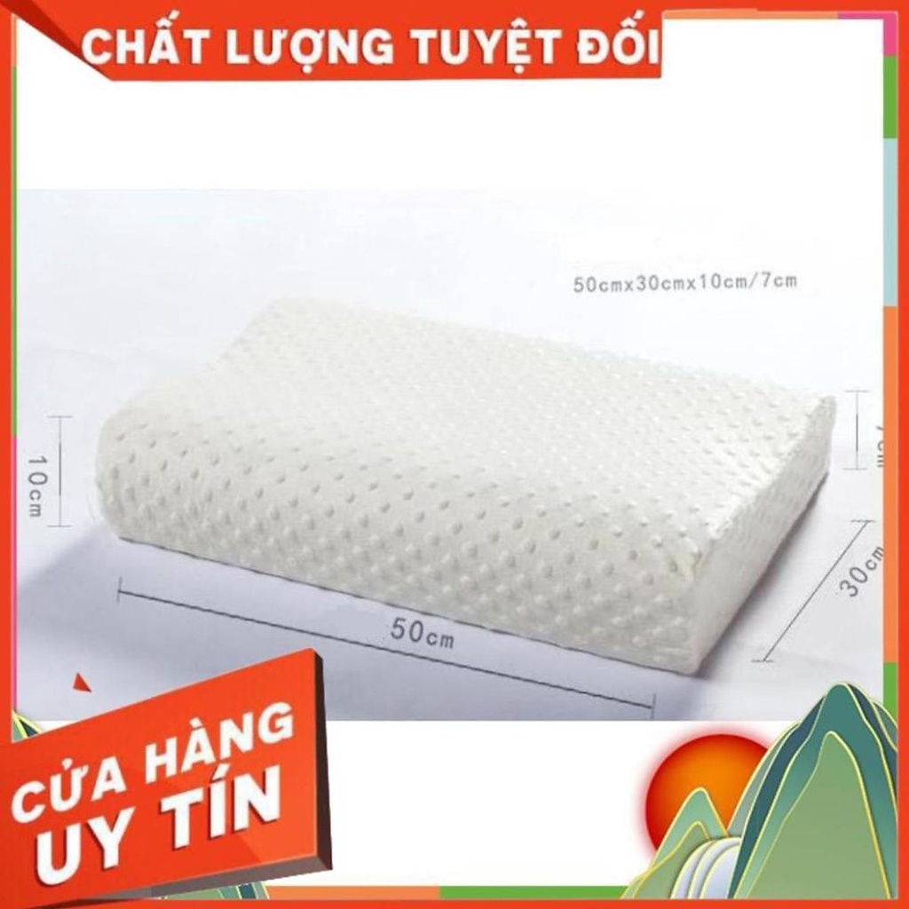 Gối cao su non dùng cho người lớn, Gối cao su non mặt xù cao cấp Kiosi cho giấc ngủ sâu, ngủ ngon mỗi ngày