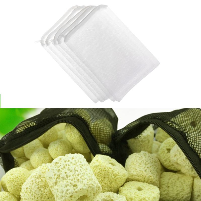 Set 5 Túi Lọc Bể Cá Có Khóa Kéo Tiện Dụng