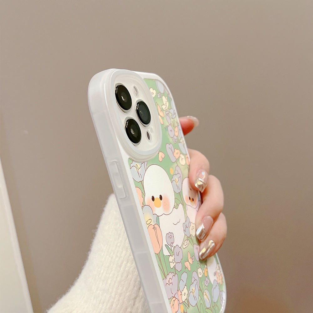Ốp Điện Thoại TPU Mềm Chống Sốc In Hình Vịt Hoạt Hình Cho iPhone 11 12 13 Pro max mini XS max xr 7 8 se2020 plus