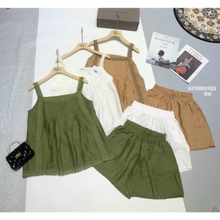 Set đũi áo 2 dây ren+ quần short!