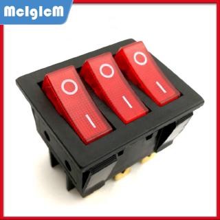 Công tắc điều khiển đèn báo tín hiệu cho Ac 250V 15A / 20A 125V 9P