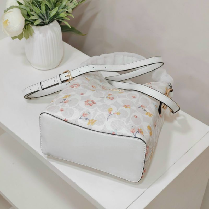 Túi xách Coach - Small Town Bucket Bag In Signature Canvas With Mystical Floral Print