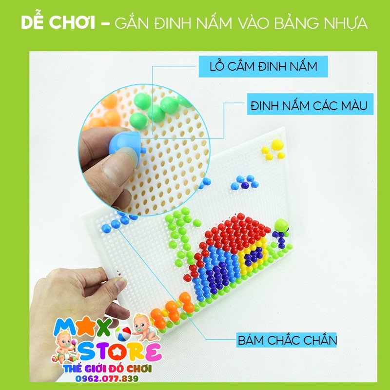 [SIÊU RẺ - Ảnh Thật] Đồ chơi trồng nấm nhựa sáng tạo cho bé