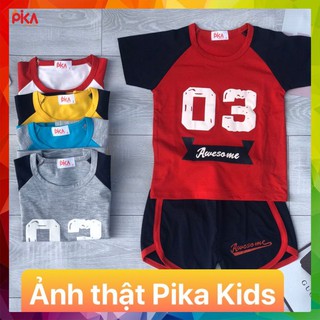 Quần áo trẻ em ⚡️ 𝐅𝐑𝐄𝐄 𝐒𝐇𝐈𝐏 ⚡️ đồ cho bé trai hàn quốc thời trang pika kids bộ bé trai 1 2 3 4 5 tuô