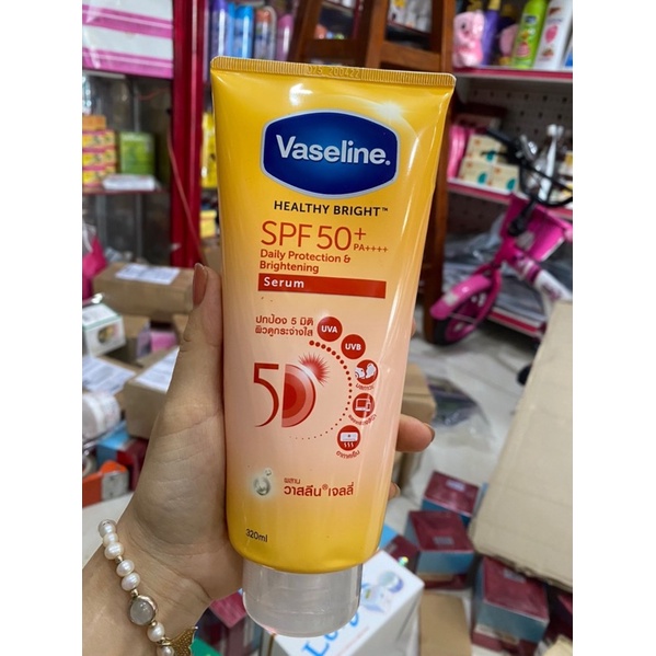 Dưỡng thể vaseline Thái mẫu mới trắng gấp 50 lần