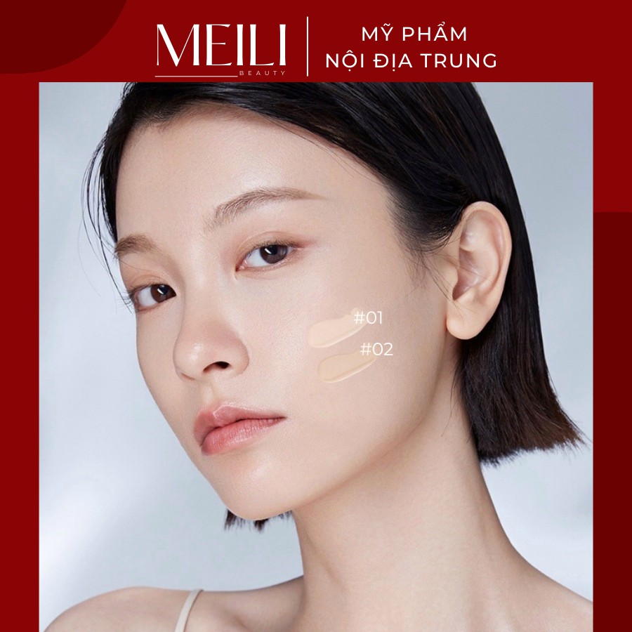 Kem Nền Dưỡng Ẩm Mỏng Nhẹ Kiềm Dầu Nâng Tông Caiji - Meili Beauty