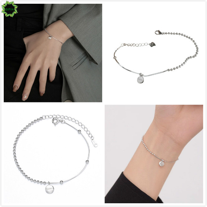 Vòng tay chuỗi hạt tròn cầu may thời trang Hàn Quốc