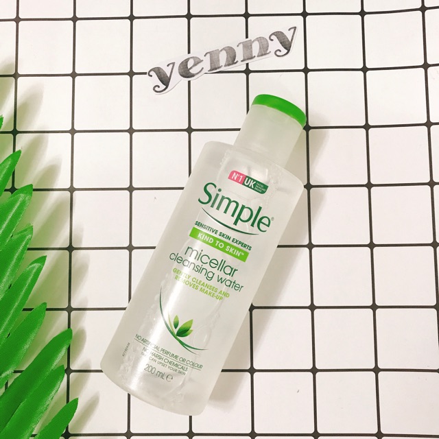 Nước Tẩy Trang Simple Kind To Skin Micellar Cleansing Water