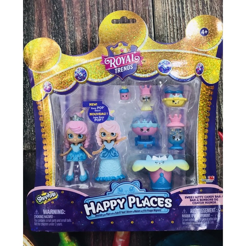 Set đồ chơi Shopkins Happy Place Royal Trends