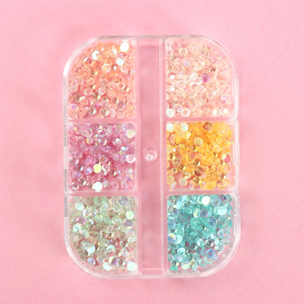 Đá Đính Trang Trí Móng Tay Nghệ Thuật|Bộ Phụ Kiện Làm Trang Sức Thủ Công Hình Nàng Tiên Cá Bằng Acrylic|Chuỗi Hạt Cườm